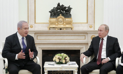 Benjamin Netanyahu și Vladimir Putin