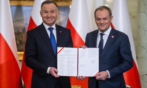 Andrzej Duda și Donald Tusk