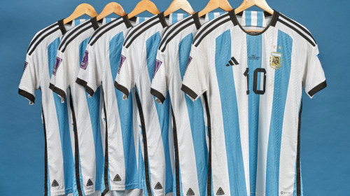 Lionel Messi football jerseys sell for combined $7.8 million USD