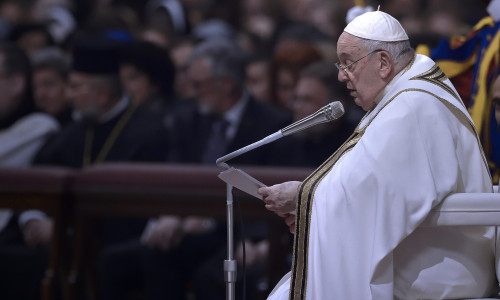 Pope Francis Celebrates Christmas Night Mass