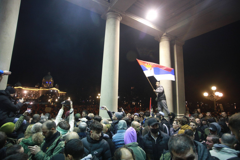 Serbia Belgrade Protest