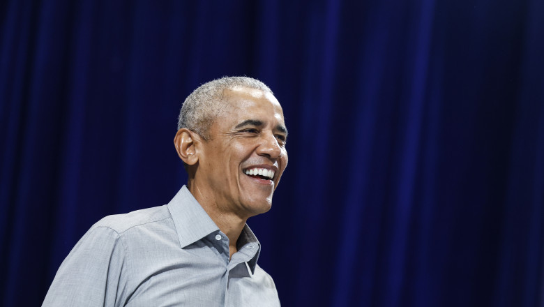 Barack Obama Joins Nevada Democratic Candidates At A Campaign Rally In Las Vegas