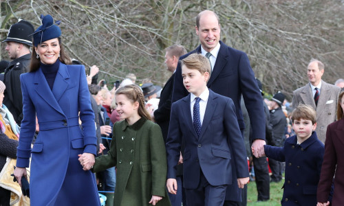 UK Royals at Christmas Day church service