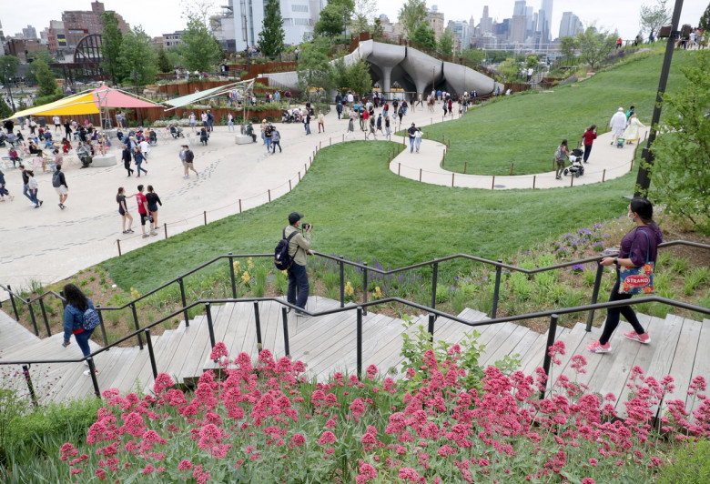 The "Little Island," a new park in New York City