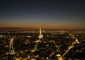 Paris,At,Night,,Beautiful,Lights