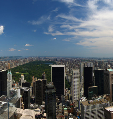 New,York,City,Skyline,Overlooking,Central,Park