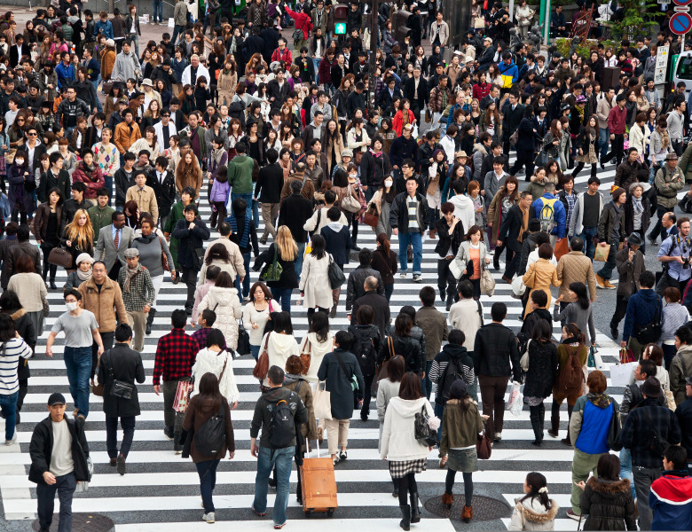 Tokyo,,Japan,-,November,20:,Unidentified,Pedestrians,At,Shibuya,Crossing