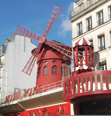 Moulin,Rouge,In,Paris,France