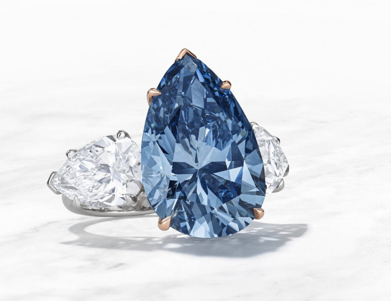 Un diamant bleu de 17.61 carats va être mis aux enchères chez Christie's à Genève