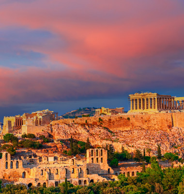 Athens,,Greece:,The,Famous,Acropolis,Of,Athens,With,Parthenon,Temple,