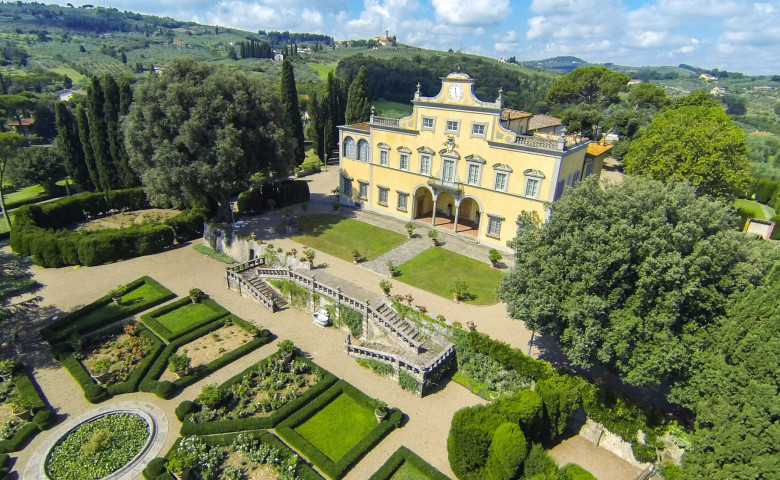 Italy, Florence: Villa Antinori Monte Aguglioni for sale for 20 million. The family of Mona Lisa lived in the Villa