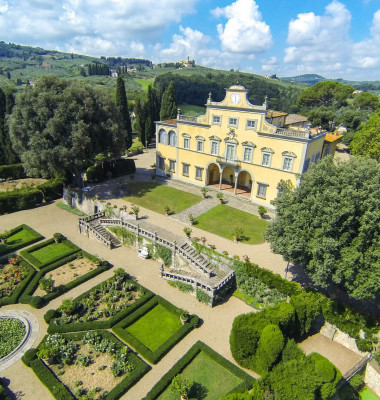 Italy, Florence: Villa Antinori Monte Aguglioni for sale for 20 million. The family of Mona Lisa lived in the Villa