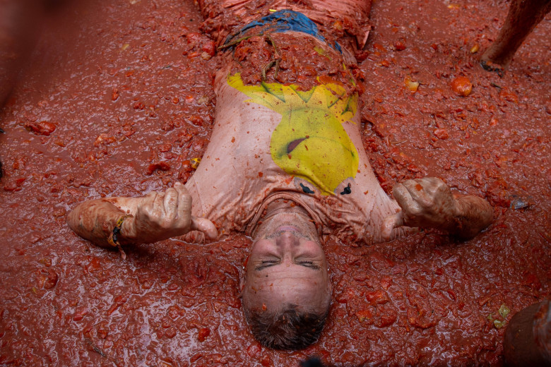 Tomatina Bunol festival in Valencia, Spain - 28 Aug 2024