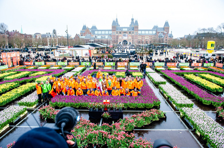 National Tulip Day was organized in Amsterdam, Netherlands - 18 Jan 2025