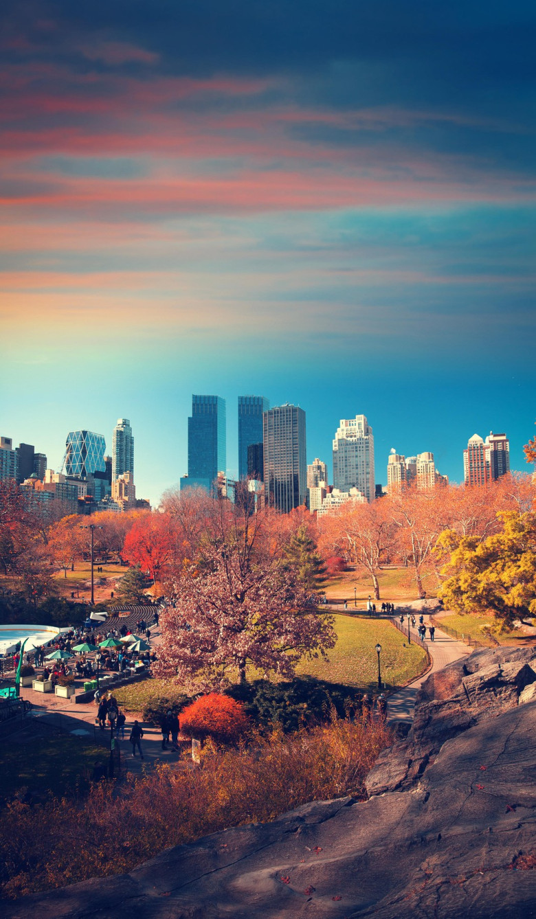 Central Park toamna, New York