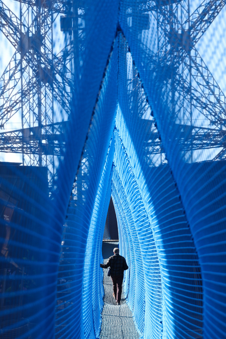 The Eiffel Tower Opens France's Tallest Urban Bridge