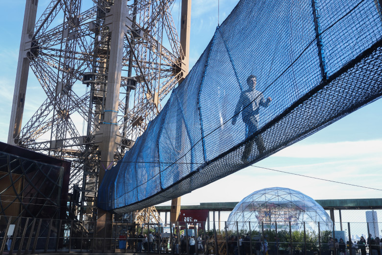 The Eiffel Tower Opens France's Tallest Urban Bridge