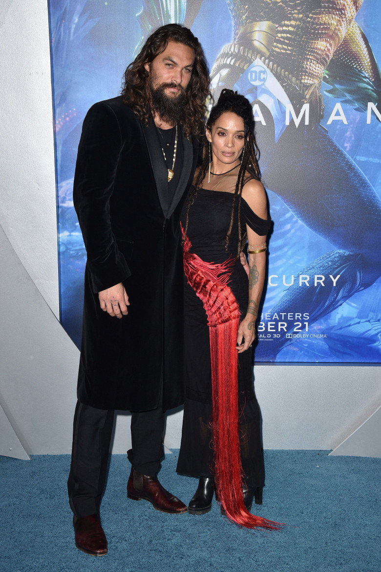 Jason Momoa si Lisa Bonet la premiera din LA a filmului Aquaman