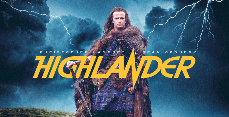 posterul filmului highlander din 1986