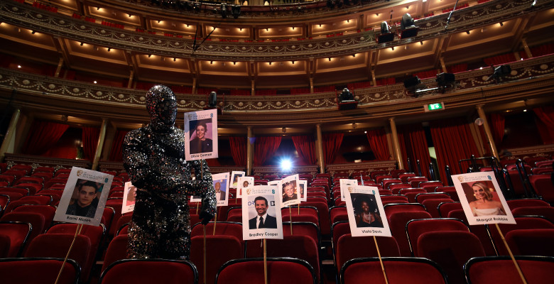 BAFTA's Heads On Sticks Photocall