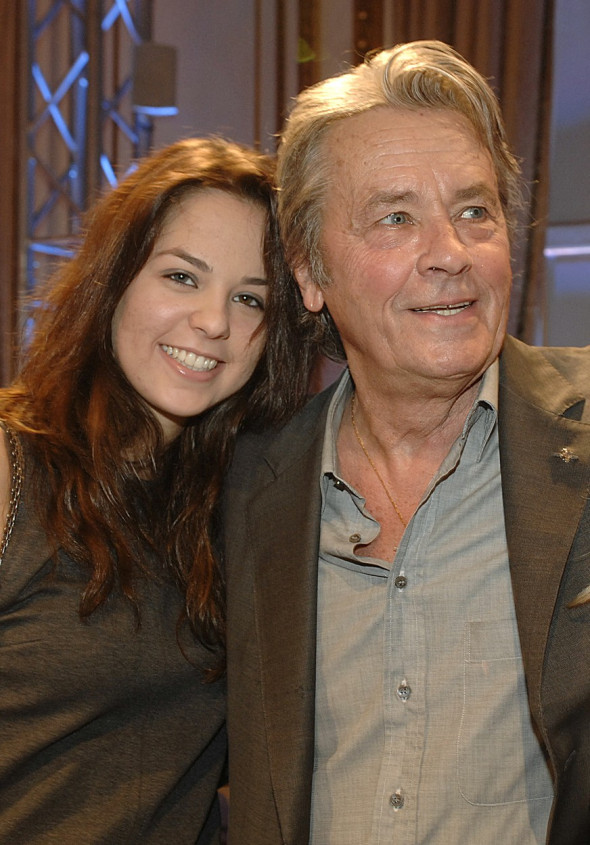 Alain Delon și fiica lui, Anouchka