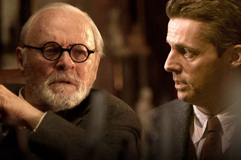 Matthew Goode and Anthony Hopkins