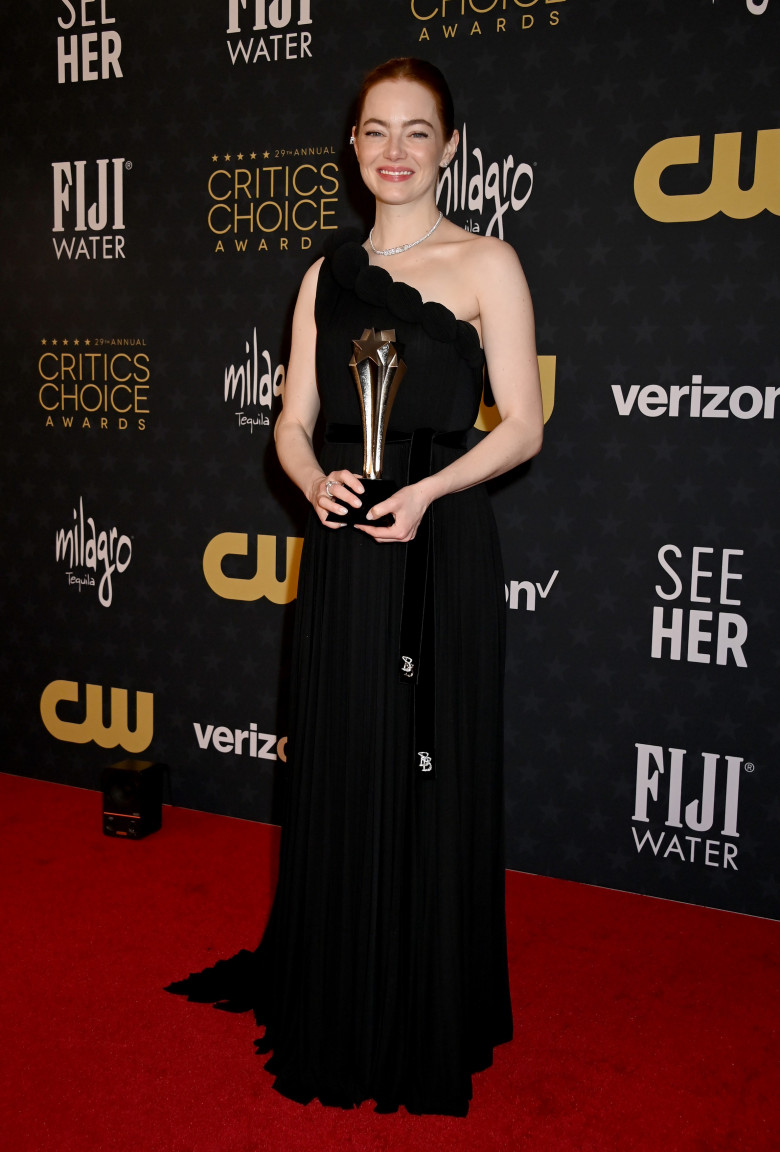 Emma Stone la Critics Choice 2024/ Profimedia