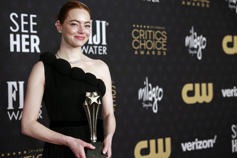 Emma Stone la Critics Choice 2024/ Profimedia