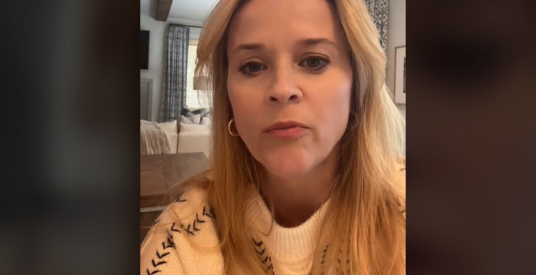 Reese Witherspoon, criticată pentru că mănâncă zăpadă