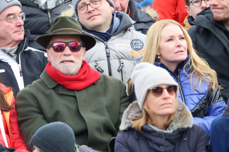 Looked By Arnold Schwarzenegger, Linus Strasser Wins The Slalom Ok KitzbĂĽhel - 21 Jan 2024