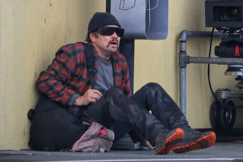 *PREMIUM-EXCLUSIVE* First Look! Leonardo DiCaprio is in character for the new Paul Thomas Anderson film, known only as “BC Project” **WEB EMBARGO UNTIL 4:34pm EST on Jan. 31, 2024**