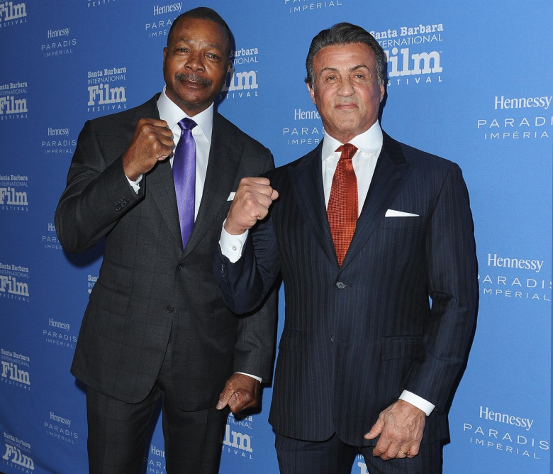 Sylvester Stallone și Carl Weathers
