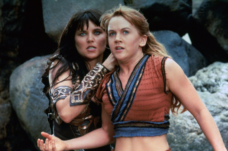 "Xena:The Warrior Princess",  Lucy Lawless și Renee O' Connor
