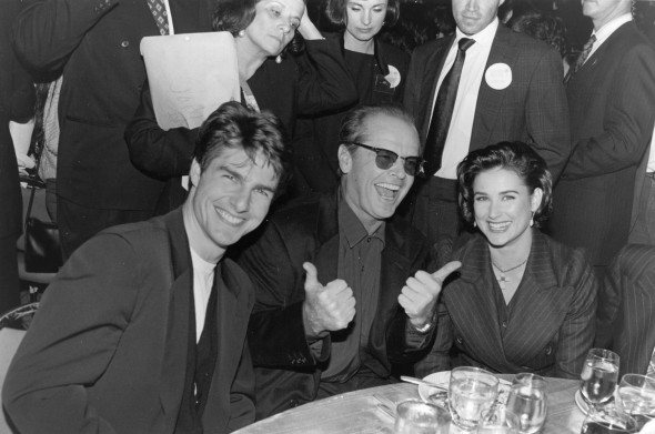 Los Angeles.CA.USA.  LIBRARY.  Tom Cruise, Jack Nicholson and Demi Moore at the premiere after party for A Few Good Men. 10th December 1992.LMK30-SLIB070322PBOR-001Peter Borsari/PIP-Landmark MediaWWW.LMKMEDIA.COM.