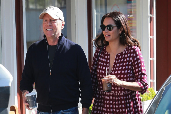 *EXCLUSIVE* Bruce Willis and Emma Heming spend their day shopping in Brentwood