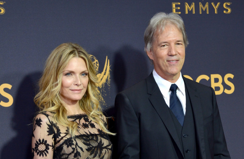 Michelle Pfeiffer and David E. Kelly attend the 69th annual Primetime Emmy Awards in Los Angeles