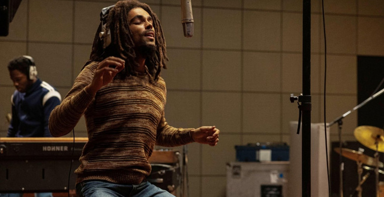 USA. Kingsley Ben-Adir in (C)Paramount Pictures new film : Bob Marley: One Love (2024). Plot: A look at the life of legendary reggae musician Bob Marley. Ref: LMK106-J10543-160224Supplied by LMKMEDIA. Editorial Only.Landmark Media is not the copyright