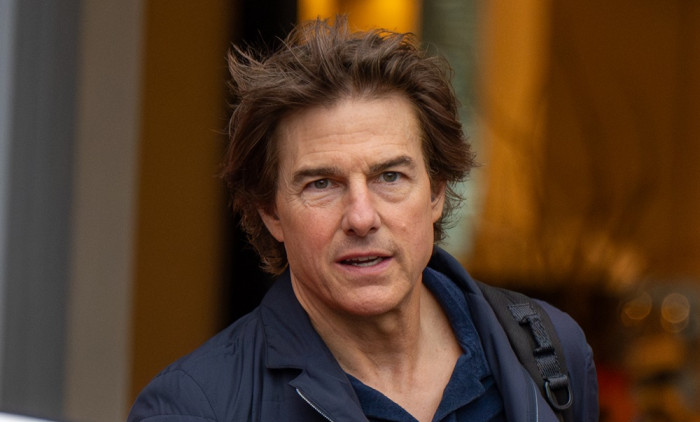 EXCLUSIVE: Tom Cruise Is Pictured Enjoying London As He Flies His Chopper Into London - 16 Feb 2024