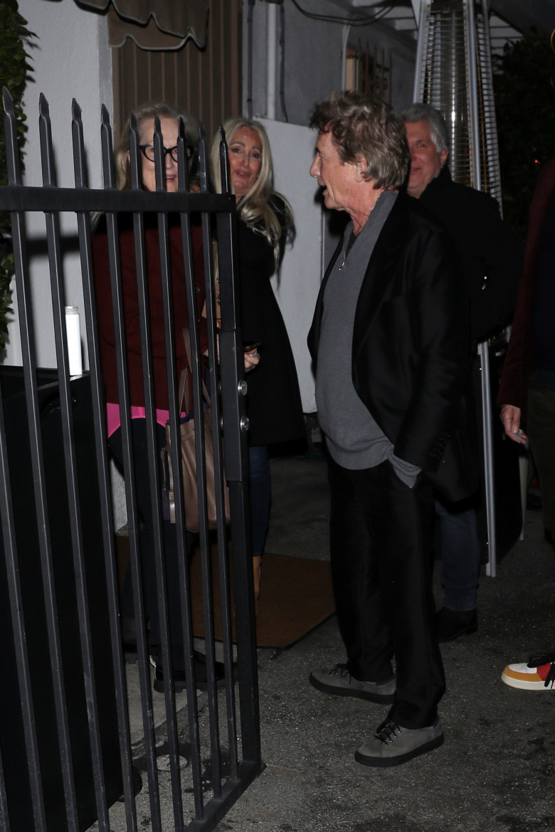 *EXCLUSIVE* Legend actress Meryl Streep and Martin Short grab dinner together as friends in Santa Monica!