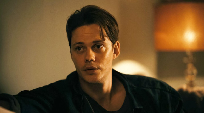 USA. Bill Skarsgard in the (C)IFC Films new movie : Barbarian (2022) . Plot: In town for a job interview, a young woman arrives at her Airbnb late at night only to find that her rental has been mistakenly double-booked and a strange man is already stayin