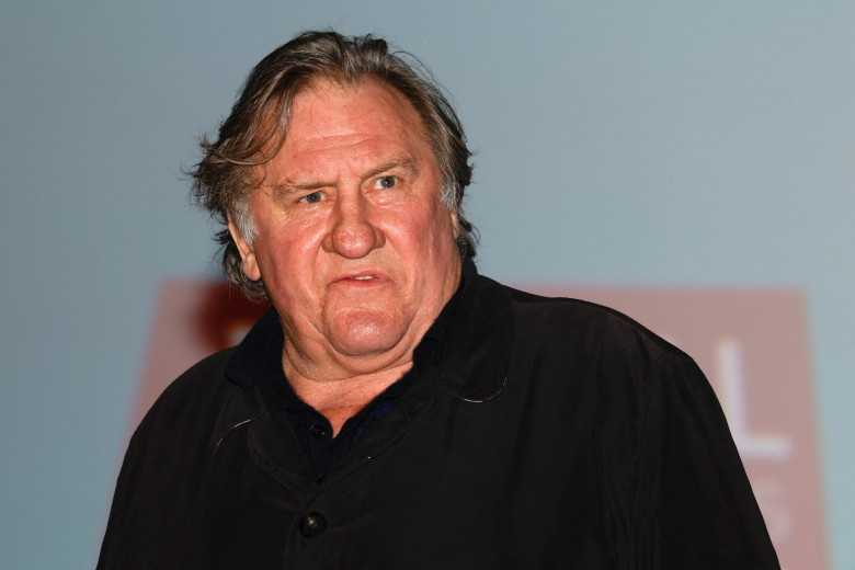 Gérard Depardieu lors de la présentation du film ""Umani"" au Festival Premiers Plans à Angers