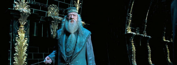 Michael Gambon in rolul lui Dumbledore