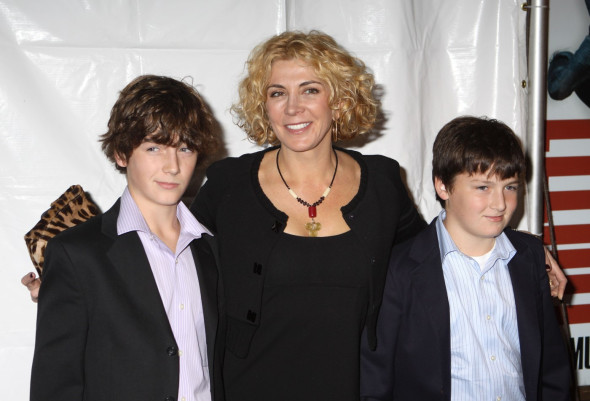 Natasha Richardson și fiii ei