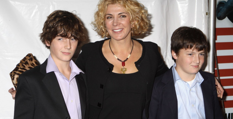 Natasha Richardson și fiii ei