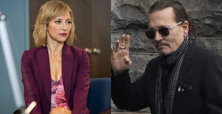 Johnny Depp și Lola Glaudini/ Profimedia