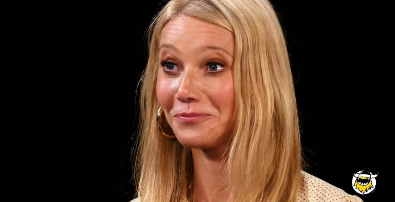 Gwyneth Paltrow Eating Spicy Wings on Hot Ones