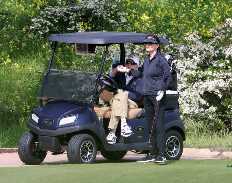 *PREMIUM-EXCLUSIVE* Happy Douglas! Michael Douglas and Catherine Zeta-Jones keep the Romance Alive on the Golf Course in Montecito, CA**WEB Embargo until March 31st, 2024, 12 PM EST**