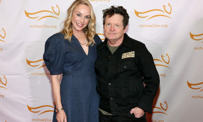 Michael J. Fox, alături de soția sa, Tracy Pollan