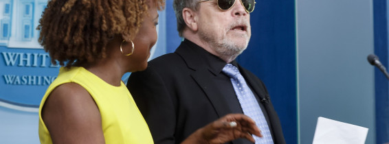 Mark Hamill Attends The White House Daily Briefing - 03 May 2024