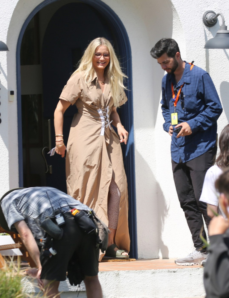 EXCLUSIVE: Keanu Reeves, Cameron Diaz and Matt Bomer are Spotted Filming a New Project in Los Angeles.
